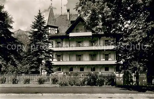 AK / Ansichtskarte Garmisch Partenkirchen Gaestehaus Schorndorf Garmisch Partenkirchen