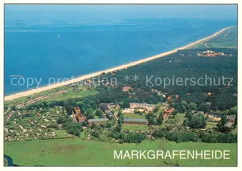 AK / Ansichtskarte Markgrafenheide_Rostock Fliegeraufnahme Markgrafenheide_Rostock