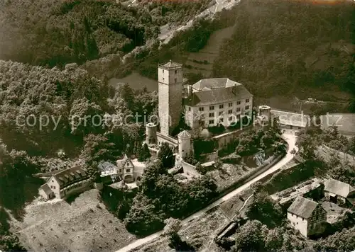 AK / Ansichtskarte Bad_Wimpfen_Neckar Burg Guttenberg Fliegeraufnahme 