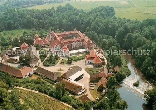 AK / Ansichtskarte Ostritz Zisterzienserinnenabtei Klosterstift St Marienthal Fliegeraufnahme Ostritz