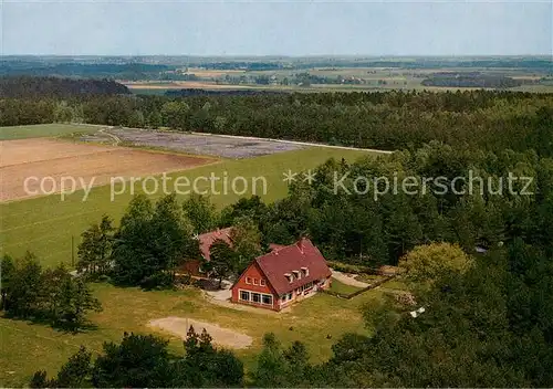 AK / Ansichtskarte Holtorfsbostel Schullandheim Forsmannstrasse Fliegeraufnahme Holtorfsbostel