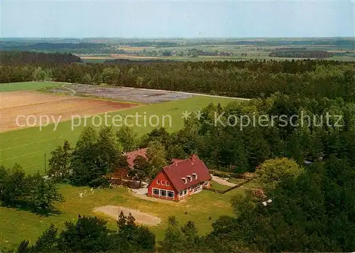 AK / Ansichtskarte Holtorfsbostel Schullandheim Forsmannstrasse Fliegeraufnahme Holtorfsbostel