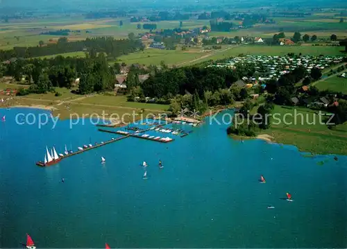 AK / Ansichtskarte Lembruch am Duemmersee Fliegeraufnahme Lembruch