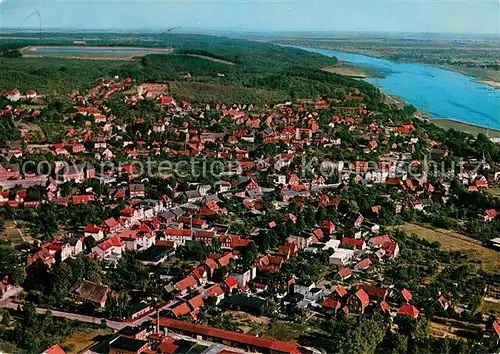 AK / Ansichtskarte Geesthacht_Elbe Fliegeraufnahme mit Elbe und Pumpspeicherbecken Geesthacht_Elbe