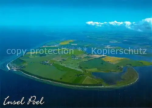 AK / Ansichtskarte Insel_Poel Fliegeraufnahme Insel_Poel