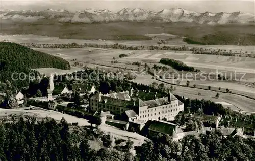 AK / Ansichtskarte Leutkirch Schloss Zeil Bergpanorama Leutkirch