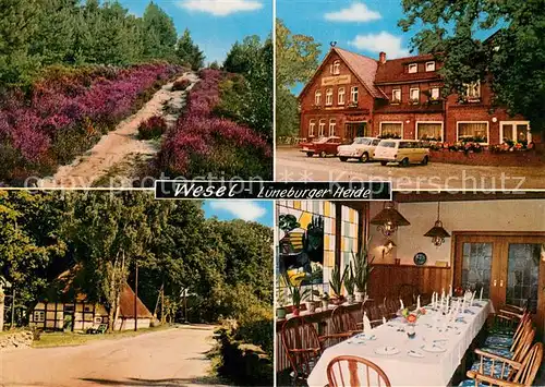 AK / Ansichtskarte Wesel_Nordheide Gasthof Pension Heidelust Restaurant Heidelandschaft Wesel Nordheide