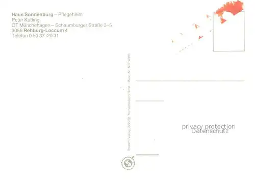 AK / Ansichtskarte Loccum Pflegeheim Haus Sonnenburg Loccum