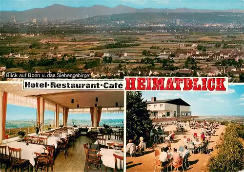 AK / Ansichtskarte Roisdorf Hotel Restaurant Cafe Heimatblick Panorama Rheinisches Land Bonn Siebengebirge Roisdorf