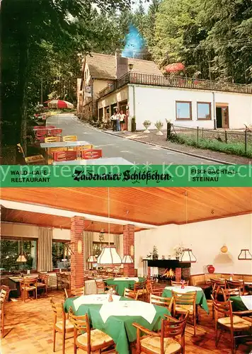 AK / Ansichtskarte Steinau_Odenwald Waldcafe Restaurant Zindenauer Schloesschen Steinau Odenwald