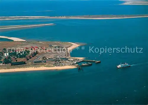 AK / Ansichtskarte Sylt Fliegeraufnahme Lister Hafen Ellenbogen Sylt