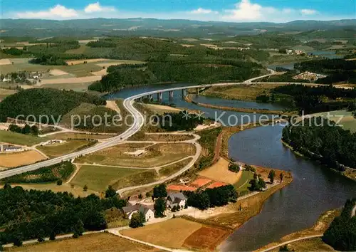 AK / Ansichtskarte Olpe__Stadt Fliegeraufnahme Biggesee 