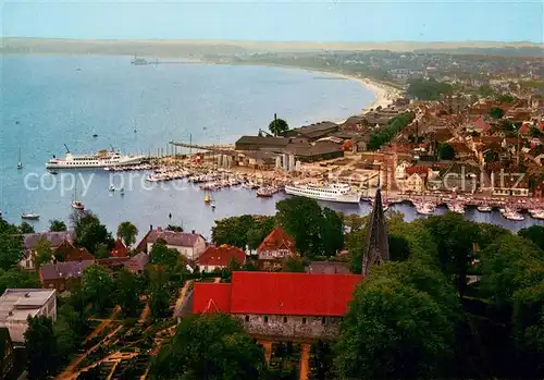 AK / Ansichtskarte Eckernfoerde Borby und Hafen Eckernfoerde