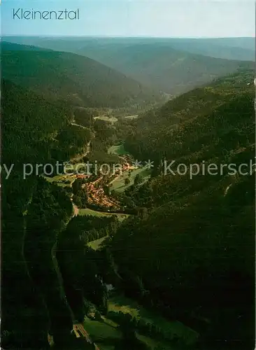 AK / Ansichtskarte Calmbach_Enz Fliegeraufnahme Kleinenztal Calmbach Enz