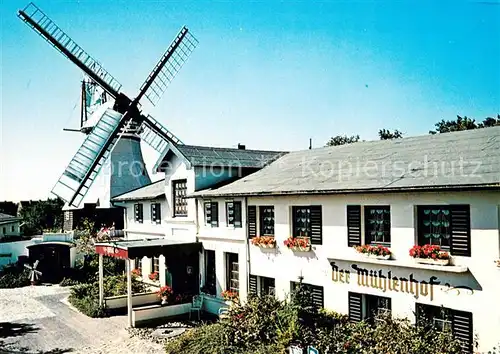 AK / Ansichtskarte Westerdeichstrich Hotel Restaurant Muehlenhof Windmuehle Stempel ITB Berlin Westerdeichstrich