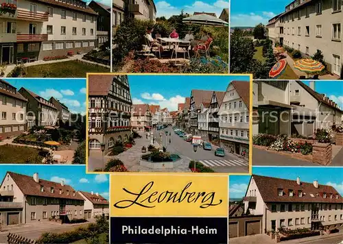 AK / Ansichtskarte Leonberg_Wuerttemberg Philadelphia Verein Teilansichten Leonberg Wuerttemberg