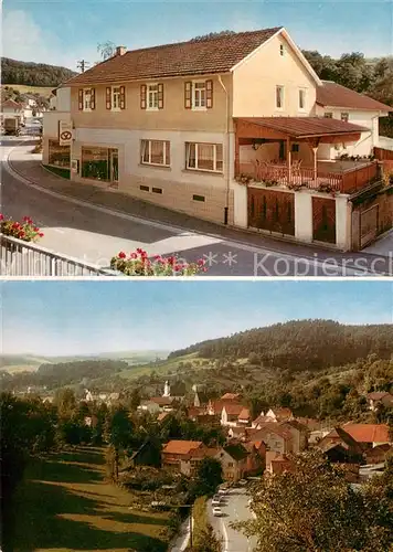 AK / Ansichtskarte Weiher_Odenwald Cafe Weinstube Floesser Weiher Odenwald