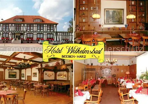 AK / Ansichtskarte Seesen_Harz Hotel Wilhelmsbad Teilansichten  Seesen Harz