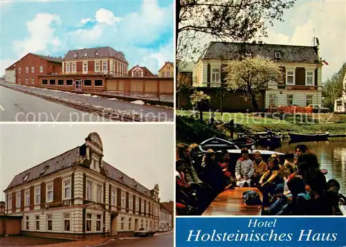 AK / Ansichtskarte Friedrichstadt_Eider Hotel Holsteinisches Haus Grachtenfahrt Informationen Friedrichstadt_Eider
