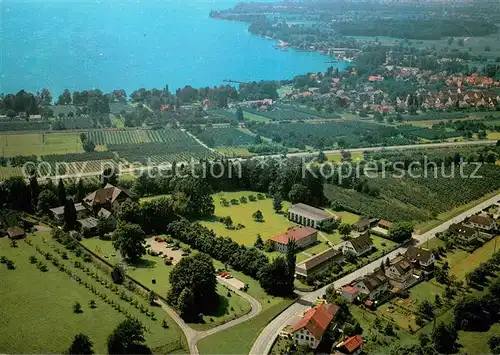 AK / Ansichtskarte Kressbronn_Bodensee Fliegeraufnahme Allianz Ferienheim Sonnenhof Kressbronn Bodensee