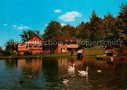 AK / Ansichtskarte Ventschau Hotel Pension Heil Schwanenteich Naturpark Elbufer Ventschau