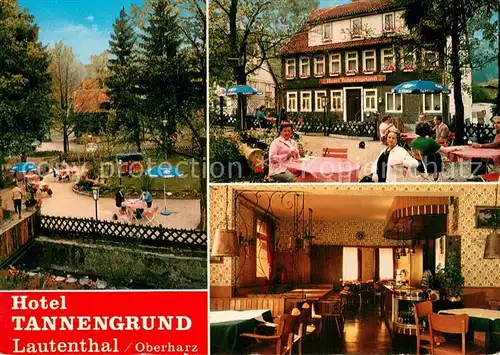 AK / Ansichtskarte Lautenthal_Harz Hotel Restaurant Tannengrund Lautenthal Harz