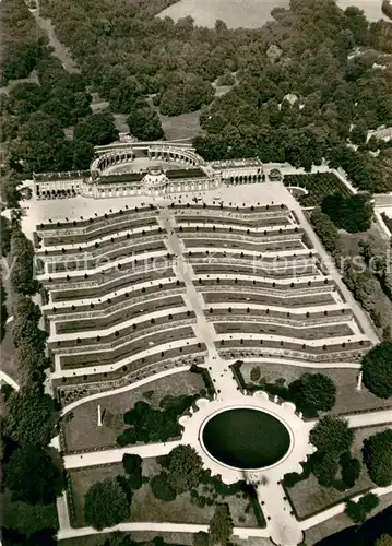 AK / Ansichtskarte Potsdam Fliegeraufnahme Schloss Sanssouci Potsdam