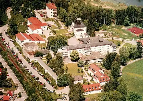 AK / Ansichtskarte Wangen_Allgaeu Fliegeraufnahme  Waldburg Zeil Kliniken Wangen Allgaeu