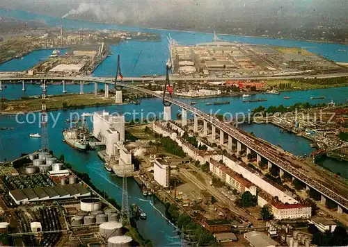 AK / Ansichtskarte Hamburg Koehlbrandbruecke Fliegeraufnahme Hamburg