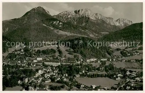 AK / Ansichtskarte Berchtesgaden Teilansicht m. Untersberg Berchtesgaden