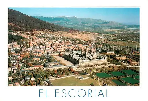 AK / Ansichtskarte El_Escorial Fliegeraufnahme El_Escorial