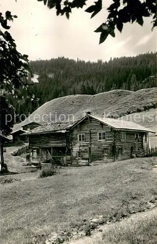 AK / Ansichtskarte Conters_Praettigau_GR Ferienhaus Plan da Gortz 