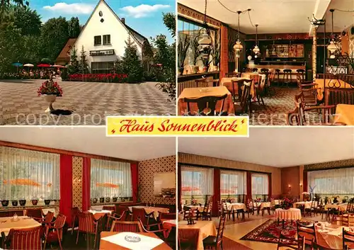 AK / Ansichtskarte Eininghausen Pension Haus Sonnenblick Gastraeume Bar Eininghausen