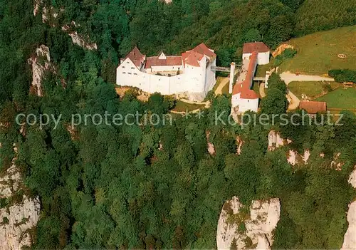 AK / Ansichtskarte Leibertingen Jugendherberge Burg Wildenstein Donautal Leibertingen