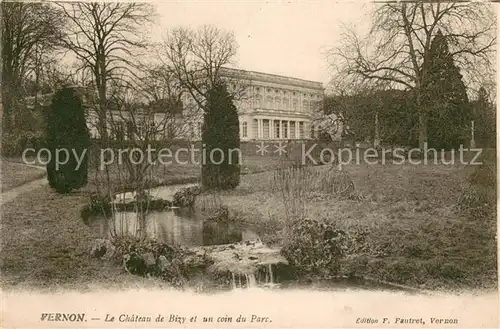 AK / Ansichtskarte Vernon_27 Chateau de Bizy et un coin du parc 