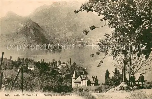 AK / Ansichtskarte Annecy_74_Haute Savoie Lac d Annecy Montagne d Entrevernes 