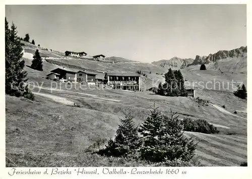 AK / Ansichtskarte Valbella_Lenzerheide Ferienheim des Bezirks Hinwil Valbella_Lenzerheide