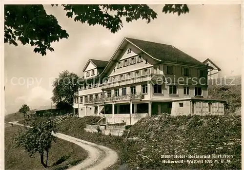 AK / Ansichtskarte Heiterswil_Wattwil_SG Hotel Restaurant Kurfirsten 