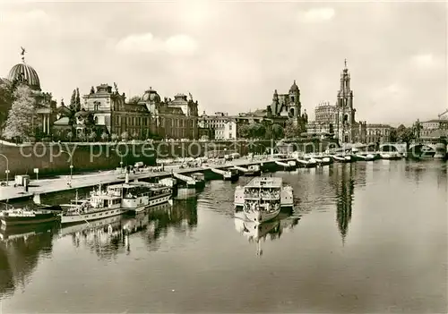 AK / Ansichtskarte Dampfer_Seitenrad Dresden 