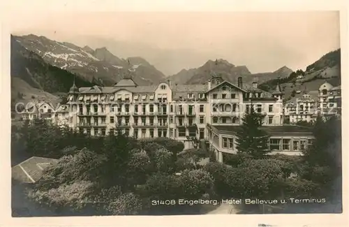 AK / Ansichtskarte Engelberg__OW Hotel Bellevue und Terminus 