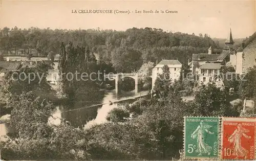 AK / Ansichtskarte La_Celle Dunoise Les bords de la Creuse La_Celle Dunoise