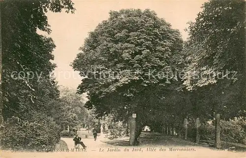 AK / Ansichtskarte Chalons sur Marne Jardin du Jard Allee des Marronniers 