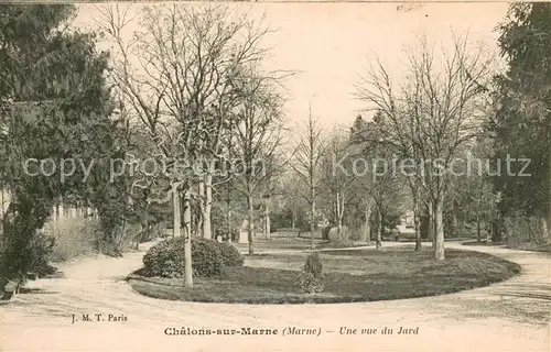 AK / Ansichtskarte Chalons sur Marne Une vue du Jard 