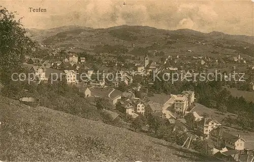 AK / Ansichtskarte Teufen_AR Panorama Restaurant Froehlichsegg Teufen_AR