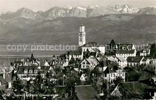 AK / Ansichtskarte Thalwil_ZH mit den Glarneralpen 