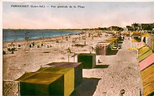 AK / Ansichtskarte Pornichet Vue generale de la plage Pornichet