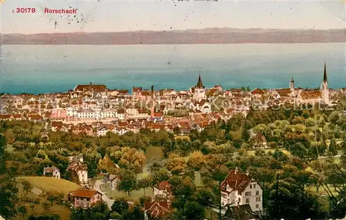 AK / Ansichtskarte Rorschach_Bodensee_SG Panorama 