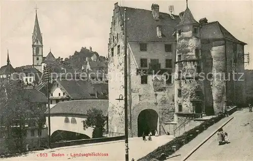 AK / Ansichtskarte Baden__AG Landvogteischloss 