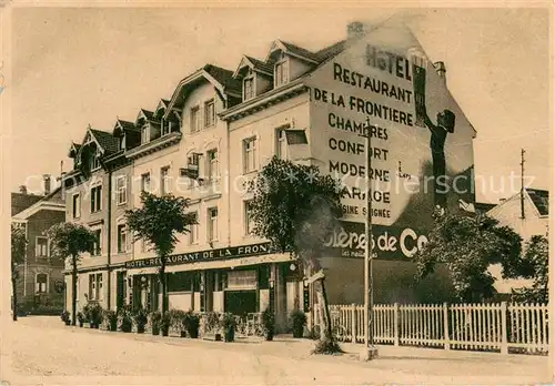 AK / Ansichtskarte Saint Louis_Elsass Hotel Restaurant de la Frontiere Saint Louis Elsass