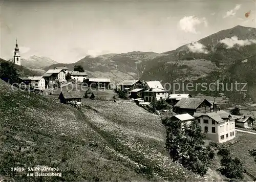 AK / Ansichtskarte Sarn_Heinzenberg_GR Panorama 